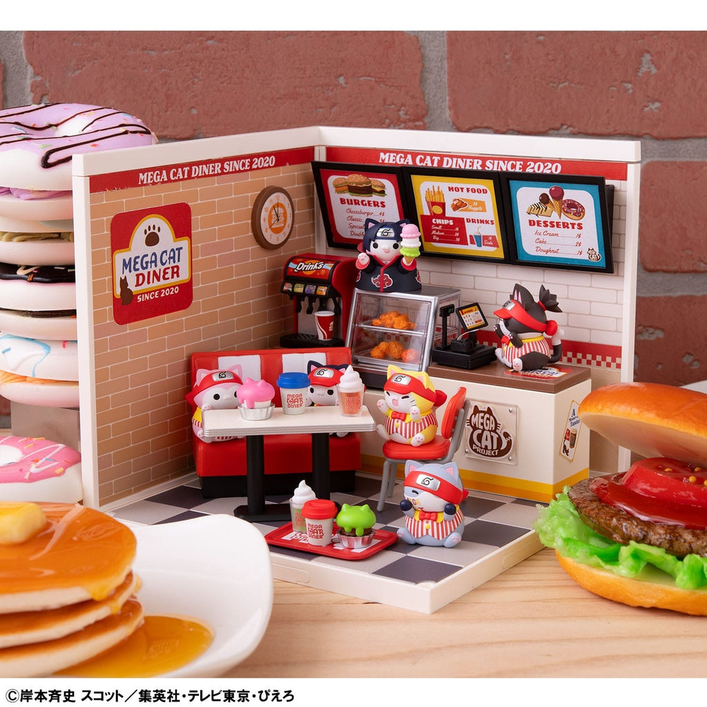 Imagen del producto Naruto Shippuden Mega Cat Project Nyaruto! Figuras coleccionables Mega Cat Diner 3 cm Surtido (6)