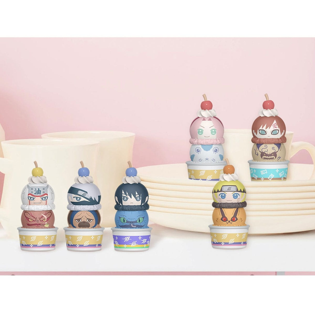 Imagen del producto Naruto Shippuden Tsumichen Stack up & Change figuras coleccionables pack de 6 8 cm (con regalo)