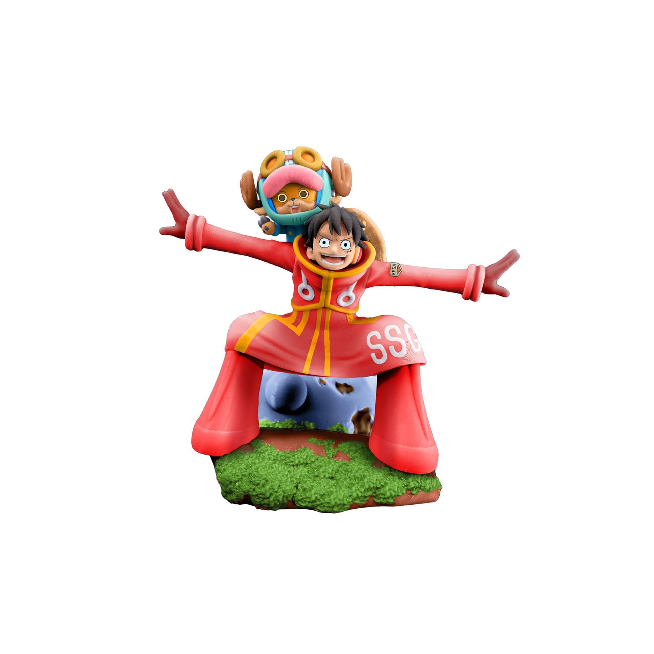 Imagen del producto One Piece Petitrama Miniestatua de PVC Logbox Re Birth Egghead Set 9 cm