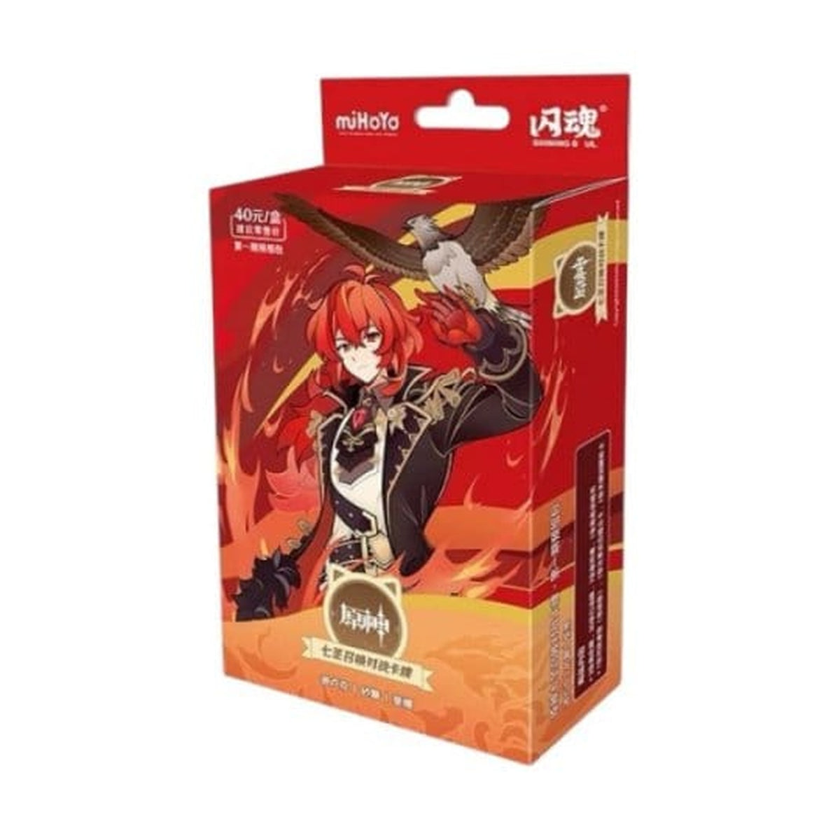 Imagen del producto Genshin Impact Juego de cartas coleccionables - Mazo de inicio preconstruido 01 - Diluc - Serie 1 *Versión china*