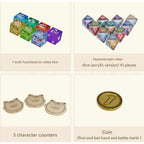 Imagen del producto Genshin Impact Juego de cartas coleccionables - Set de accesorios y dados *Versión china*