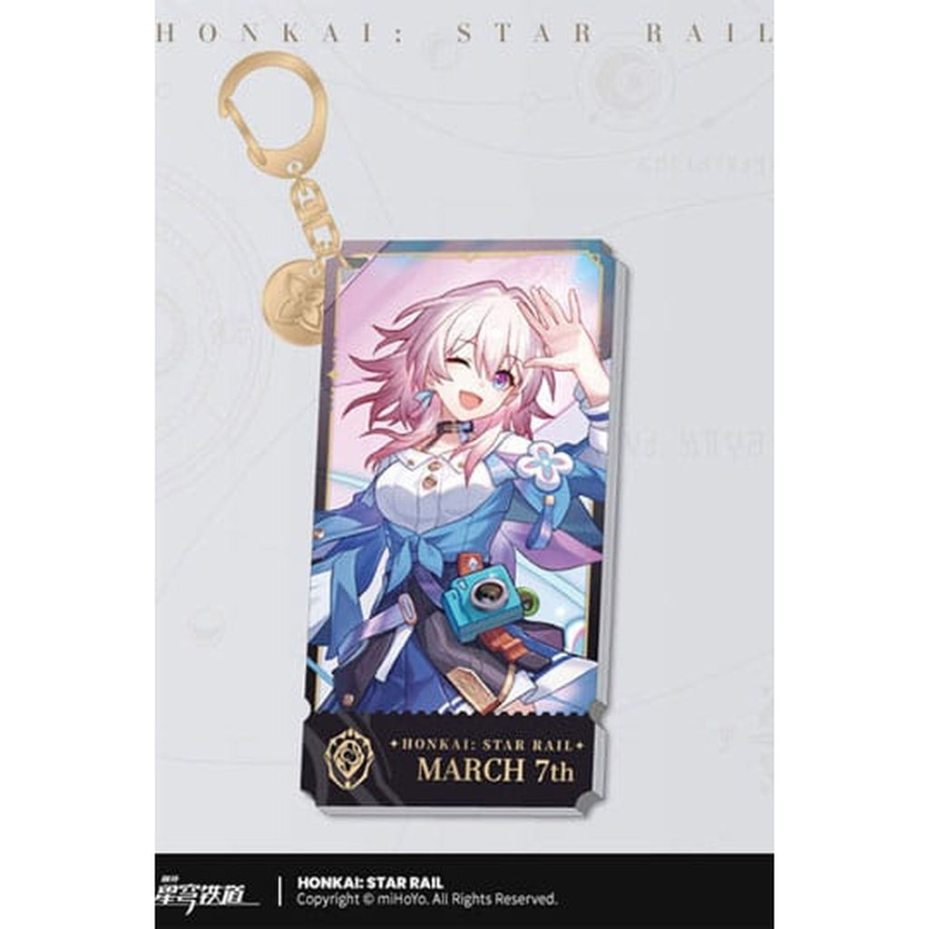 Imagen del producto Honkai: Star Rail Llavero acrílico personaje March 7th 9 cm