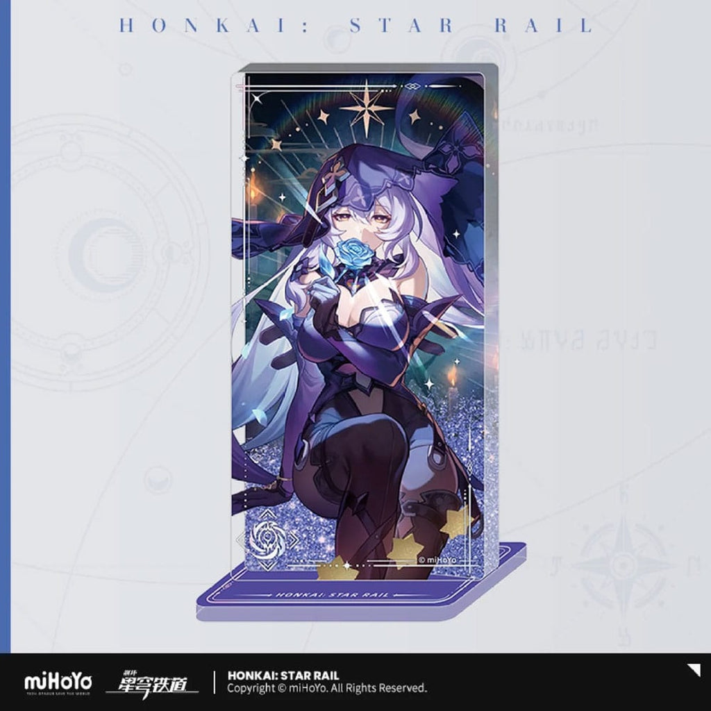 Imagen del producto Honkai: Star Rail Adorno de cono de luz de acrílico con purpurina: Black Swan Reforged Remembrance 15 cm