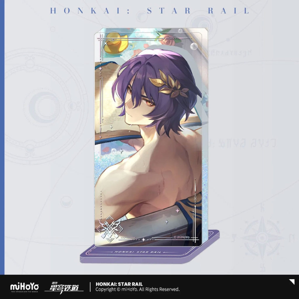 Imagen del producto Honkai: Star Rail adorno de cono de luz de acrílico con purpurina: Dr. Ratio Baptism of Pure Thought 15 cm