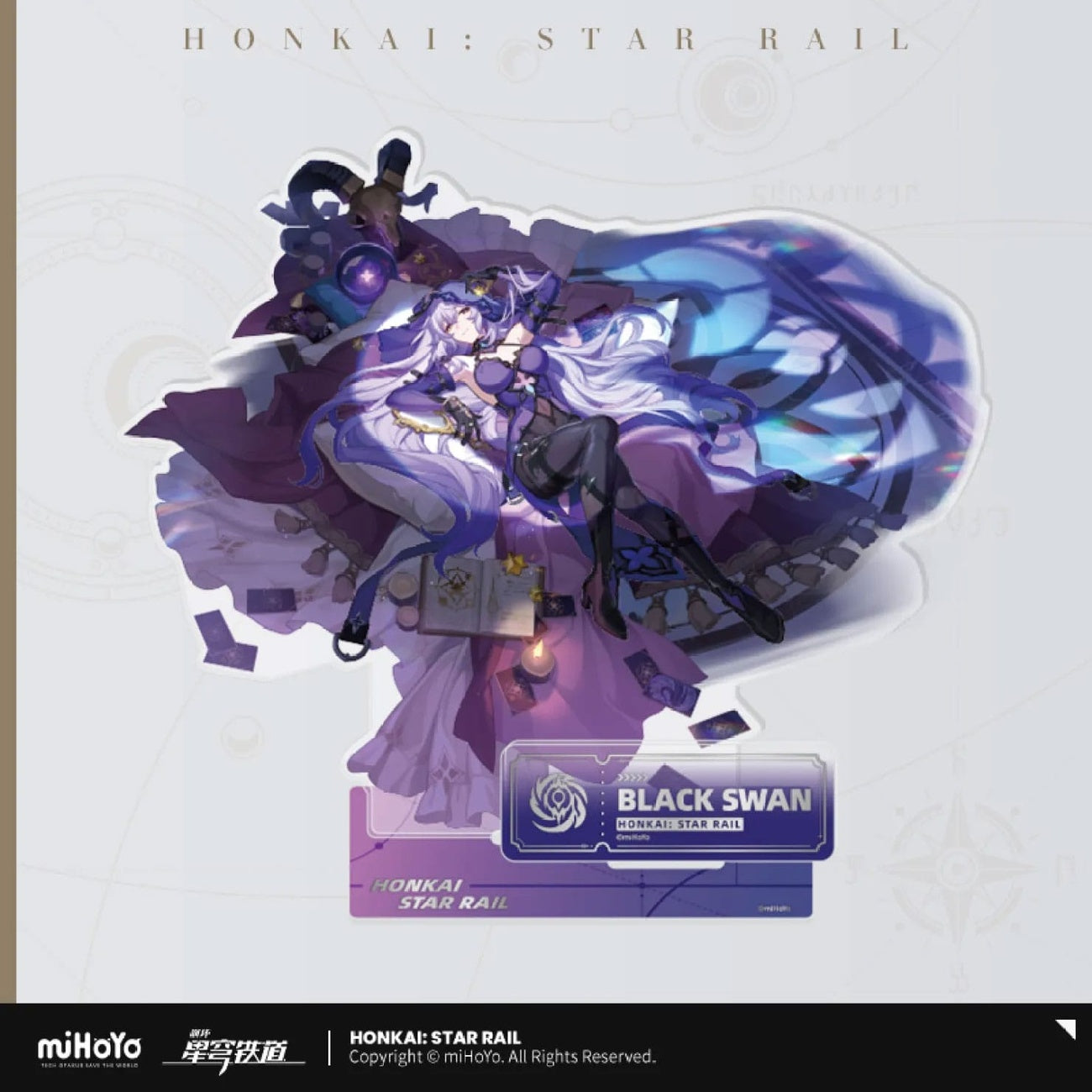Imagen del producto Honkai: Star Rail serie Path of the Nihility Figura de acrílico Black Swan 19 cm