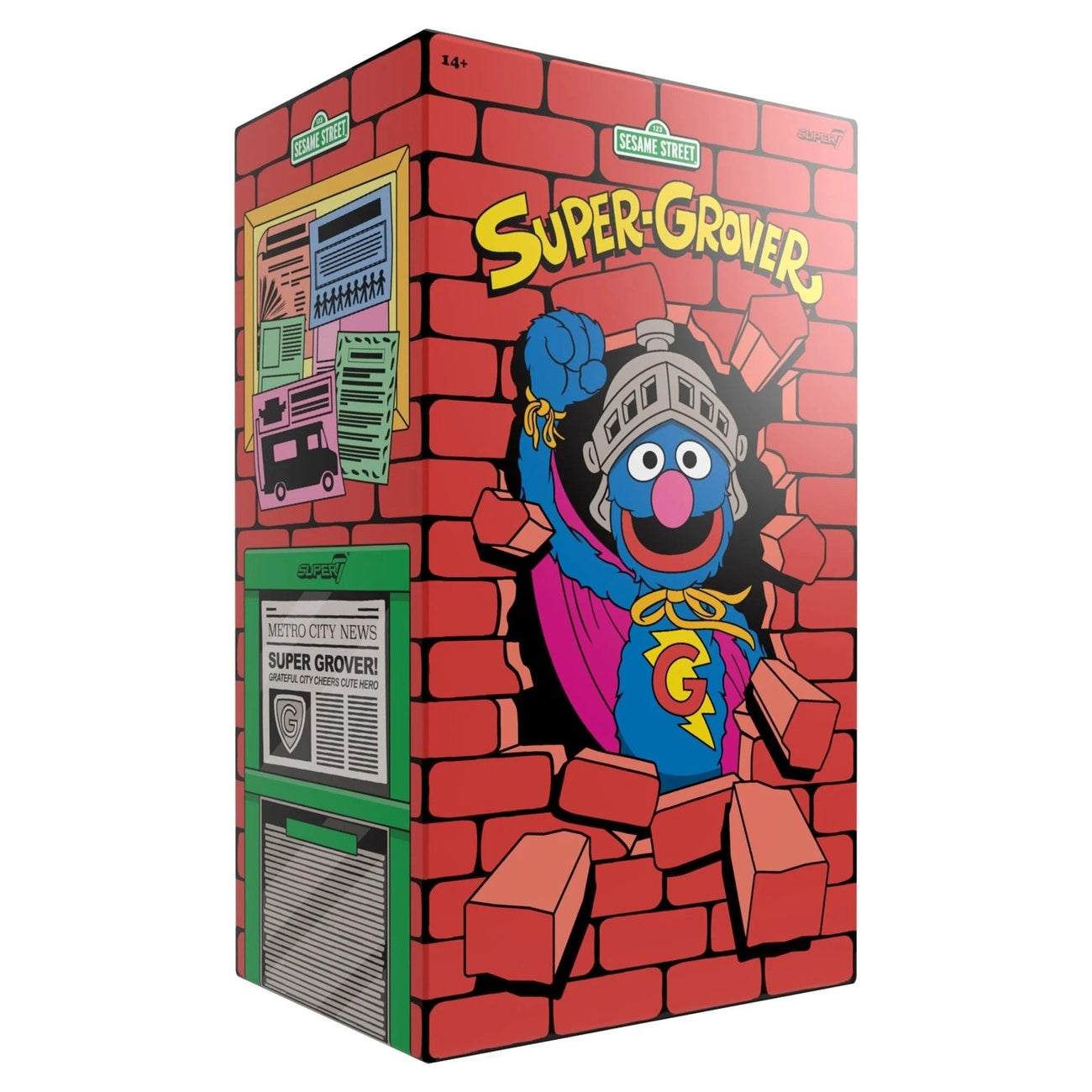 Imagen del producto Barrio Sésamo figura de vinilo Supersize Super Coco 36 cm
