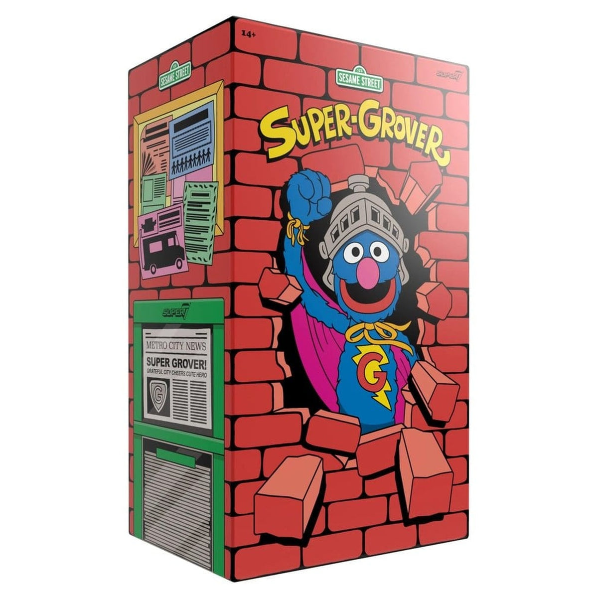 Imagen del producto Barrio Sésamo figura de vinilo Supersize Super Coco 36 cm