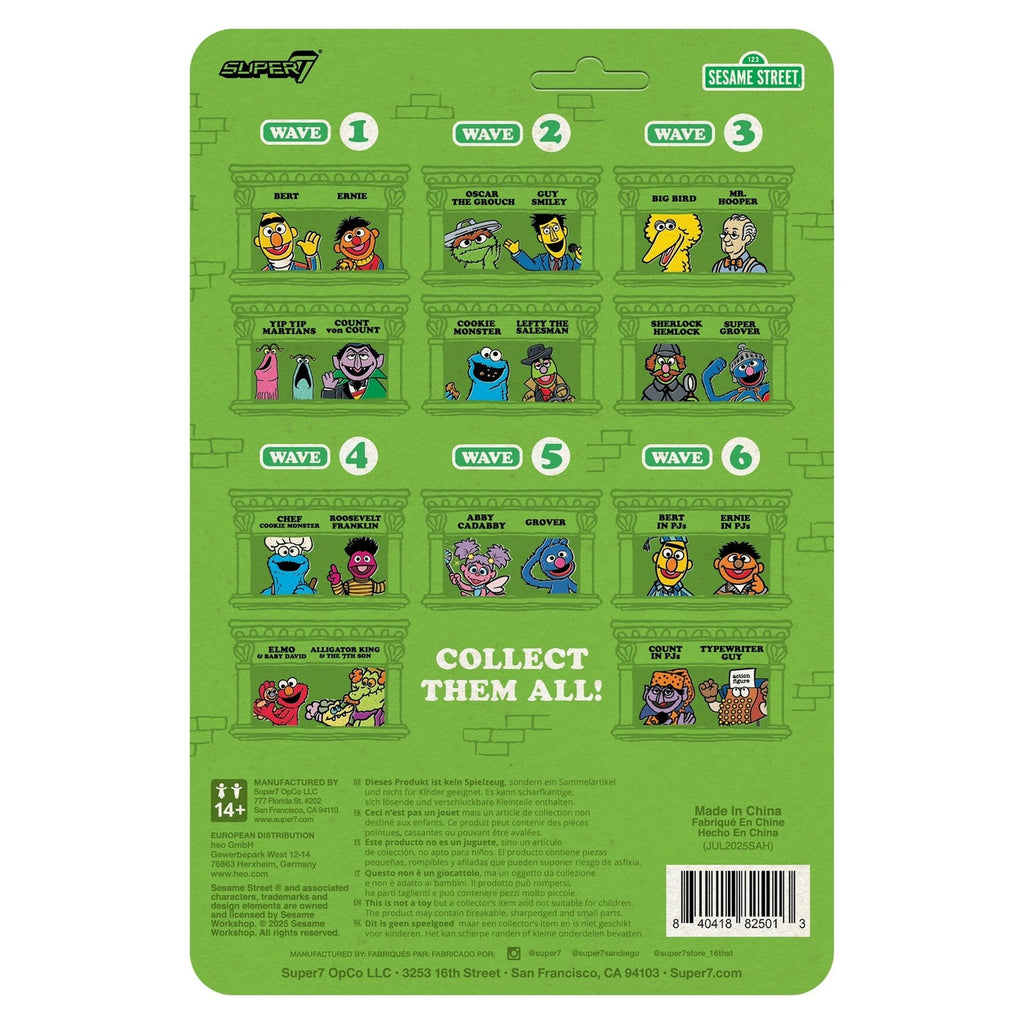 Product image Sesame Street ReAction Action Figure Wave 06 Typewriter Guy 10 cm