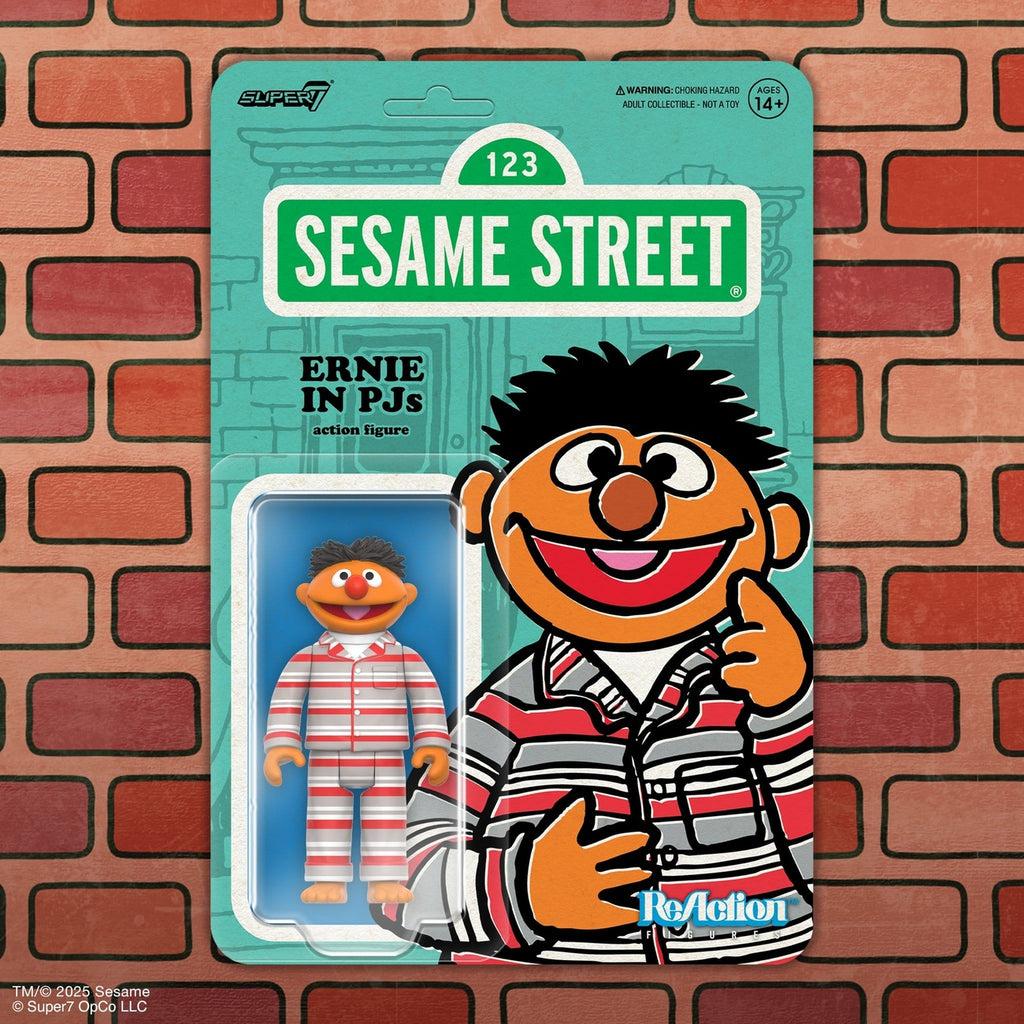Imagen del producto Barrio Sésamo figura de acción ReAction Wave 06 Epi (pijama) 10 cm