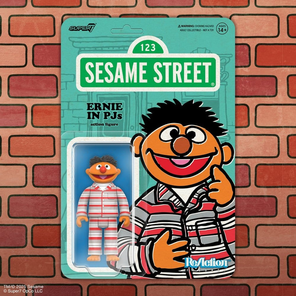 Imagen del producto Barrio Sésamo figura de acción ReAction Wave 06 Epi (pijama) 10 cm