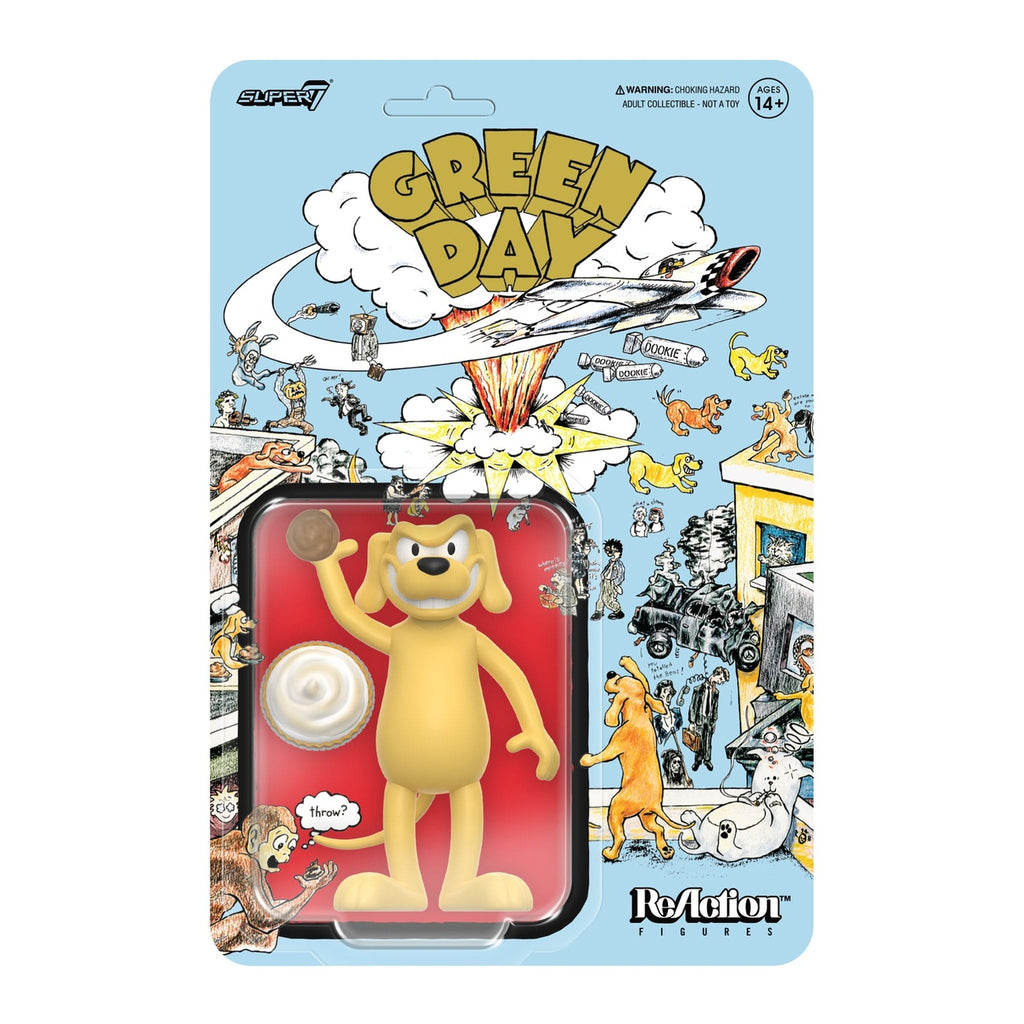 Imagen del producto Green Day Figura de acción ReAction Dookie Dog 9 cm