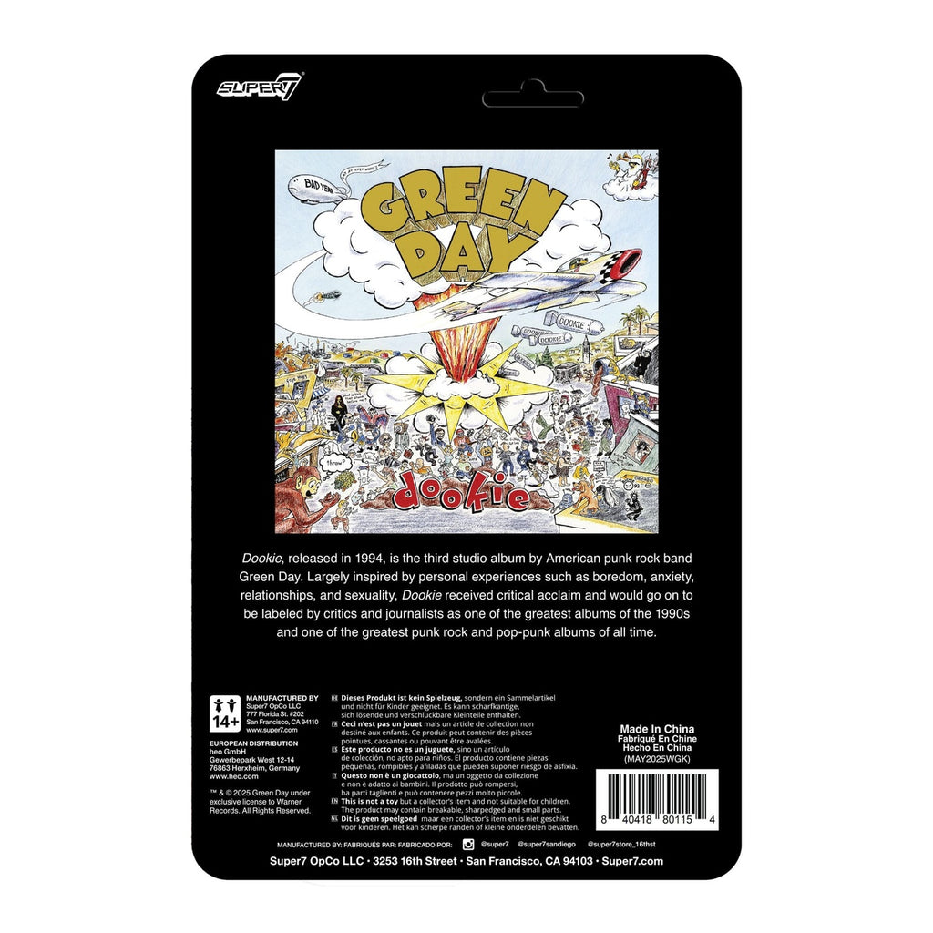 Imagen del producto Green Day Figura de acción ReAction Dookie Dog 9 cm