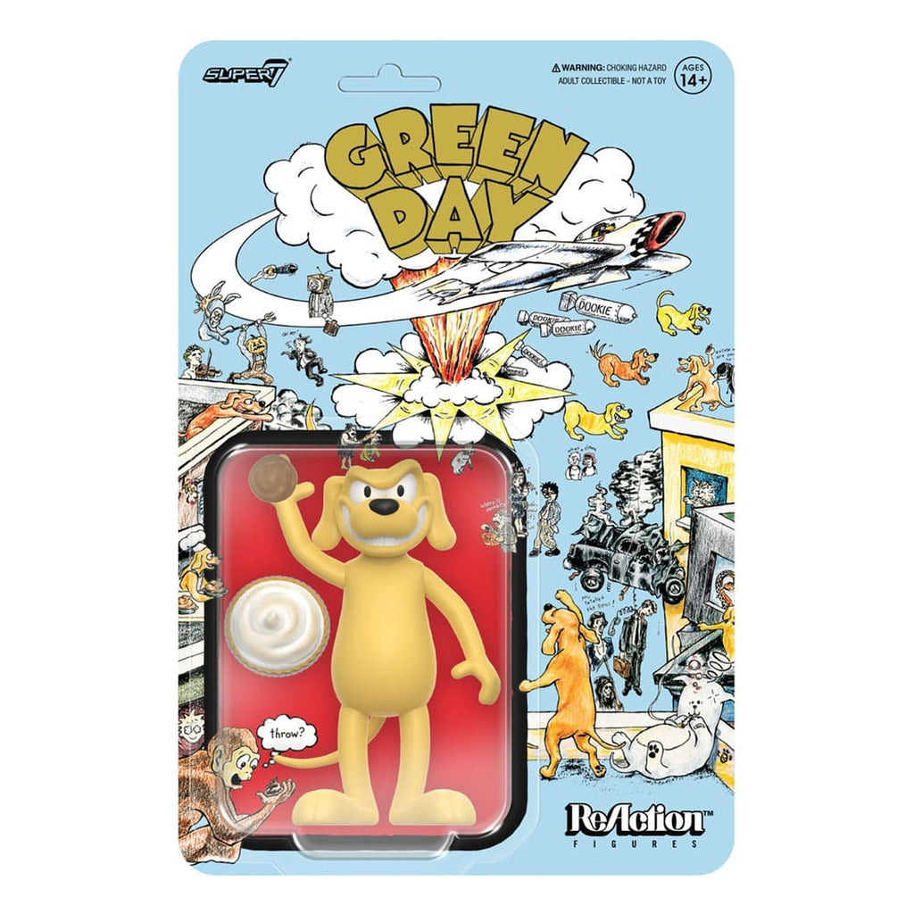 Imagen del producto Green Day Figura de acción ReAction Dookie Dog 9 cm