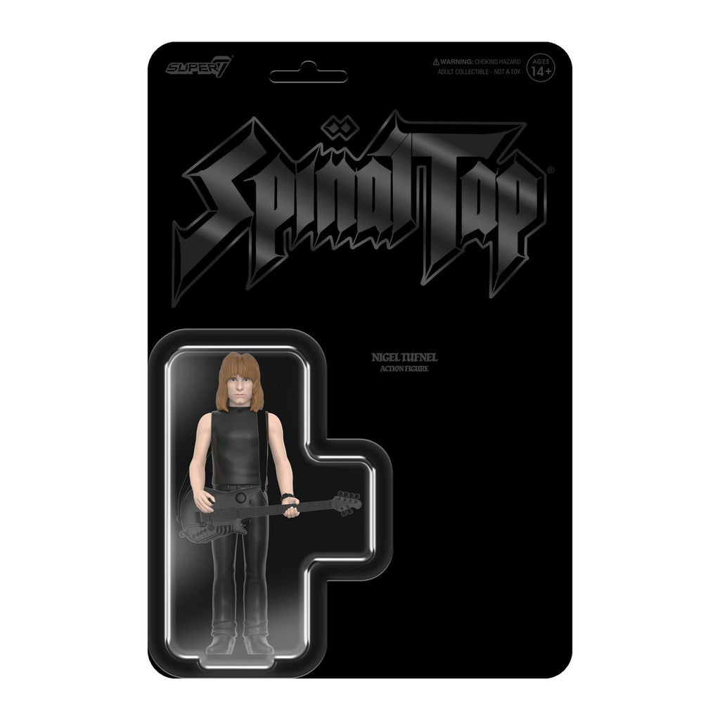 Imagen del producto Spinal Tap figura de acción ReAction Wave 02 Nigel Tufnel (None More Black) 10 cm
