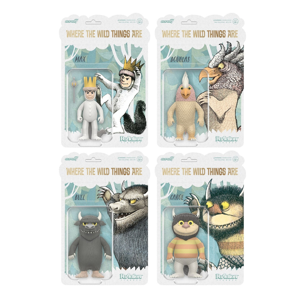 Imagen del producto Donde viven los monstruos figura de acción ReAction Wave 01 Carol (monstruo) 10 cm