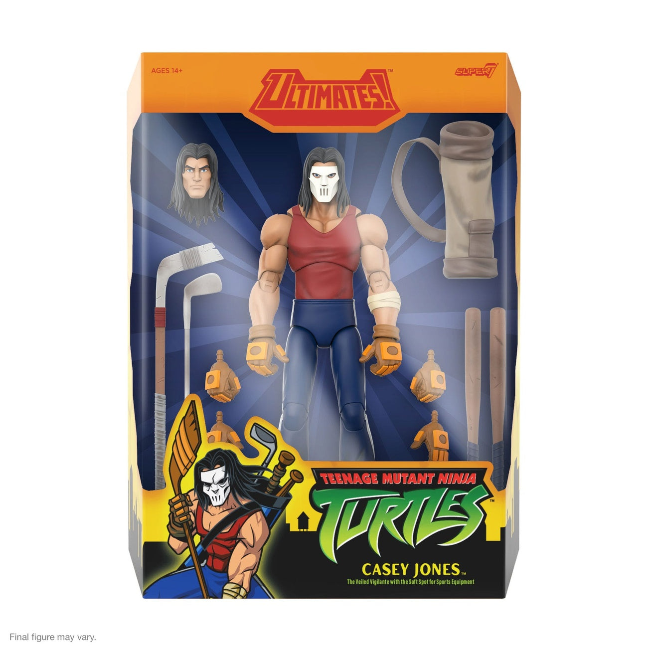 Imagen del producto Teenage Mutant Ninja Turtles Ultimates figura de acción Wave 13 Casey Jones 18 cm
