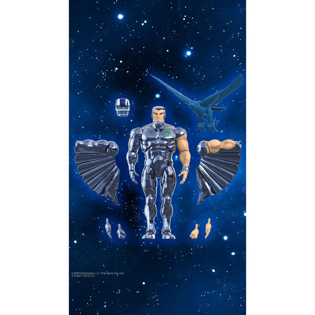 Imagen del producto SilverHawks Ultimates Figura de acción Steelwill (Toy Version Vac Metal) 18 cm