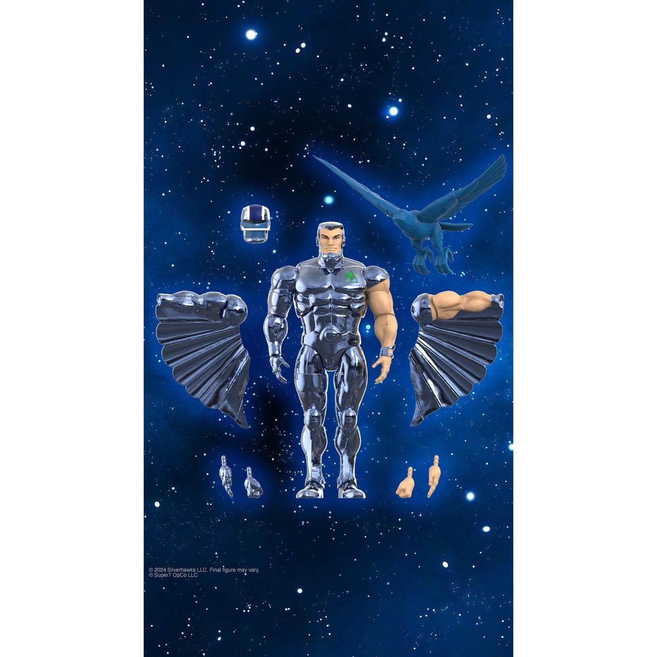 Imagen del producto SilverHawks Ultimates Figura de acción Steelwill (Toy Version Vac Metal) 18 cm