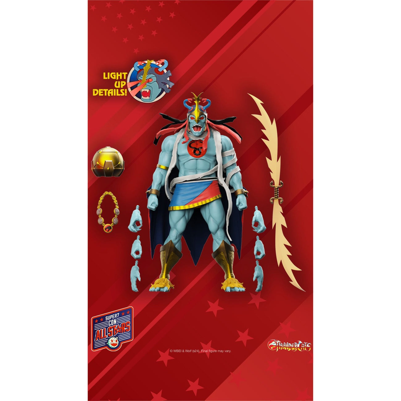 Imagen del producto Thundercats Ultimates figura de acción Mumm-Ra (ojos LED) 18 cm