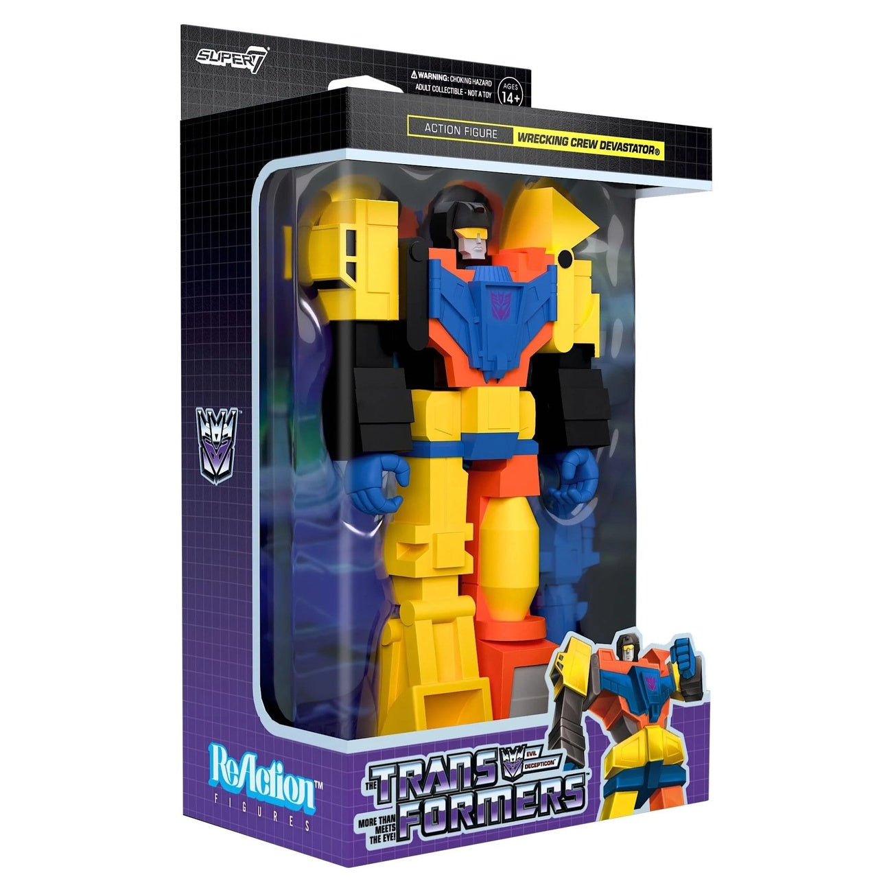 Product image Transformers ReAction Action Figure Devastator 10 cm
