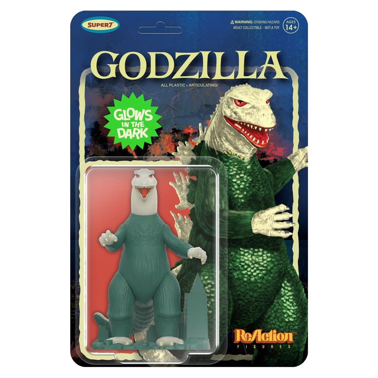 Imagen del producto Godzilla Toho ReAction figura de acción Godzilla Model Kit (Glow) 10 cm