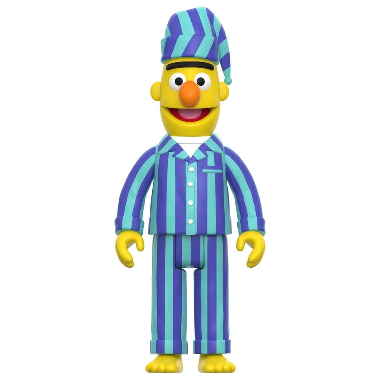 Imagen del producto Barrio Sésamo figura de acción ReAction Wave 06 Bert (PJ) 10 cm