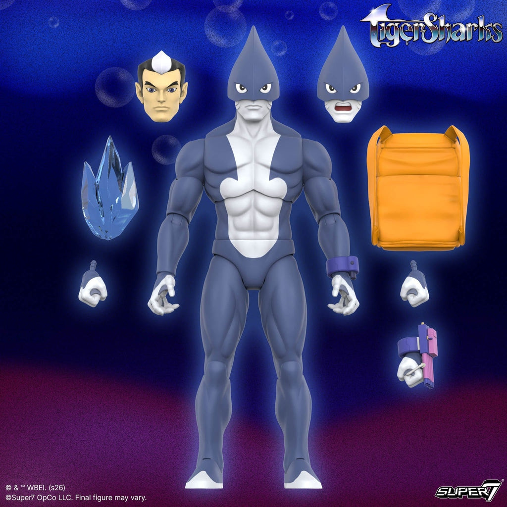 Imagen del producto TigerSharks Ultimates Wave 01 figura de acción Mako (Híbrido) 18 cm