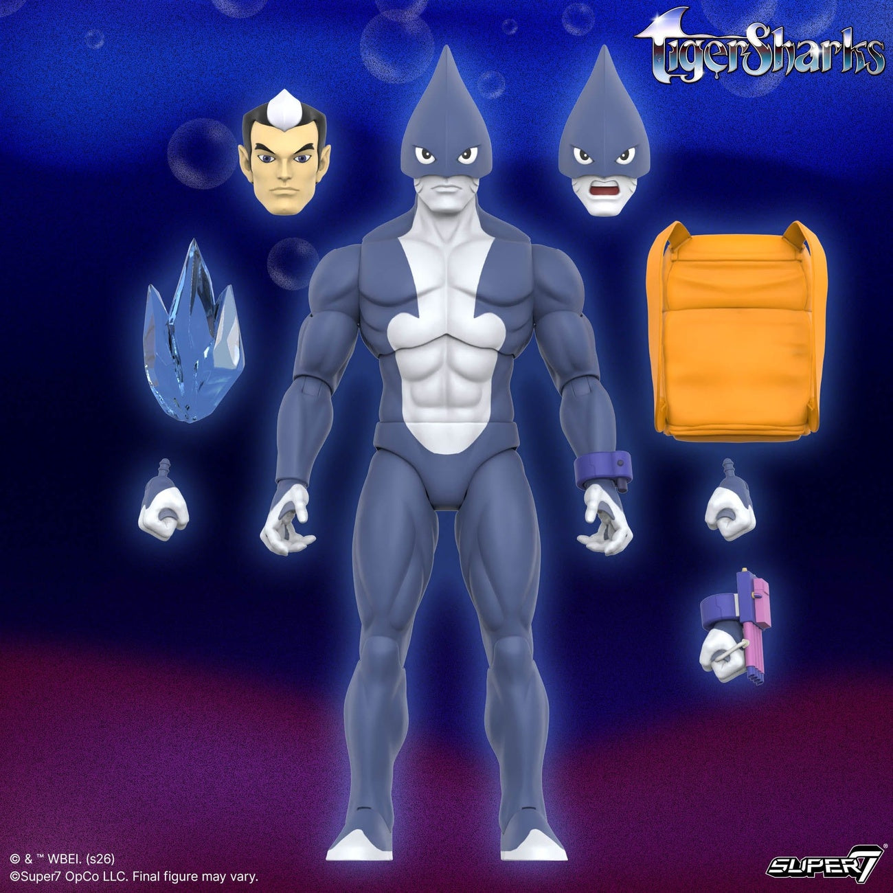 Imagen del producto TigerSharks Ultimates Wave 01 figura de acción Mako (Híbrido) 18 cm