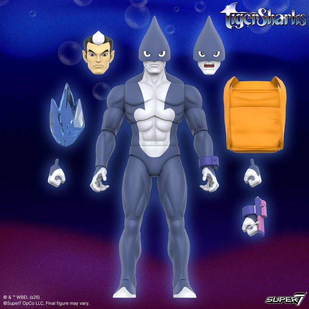 Imagen del producto TigerSharks Ultimates Wave 01 figura de acción Mako (Híbrido) 18 cm