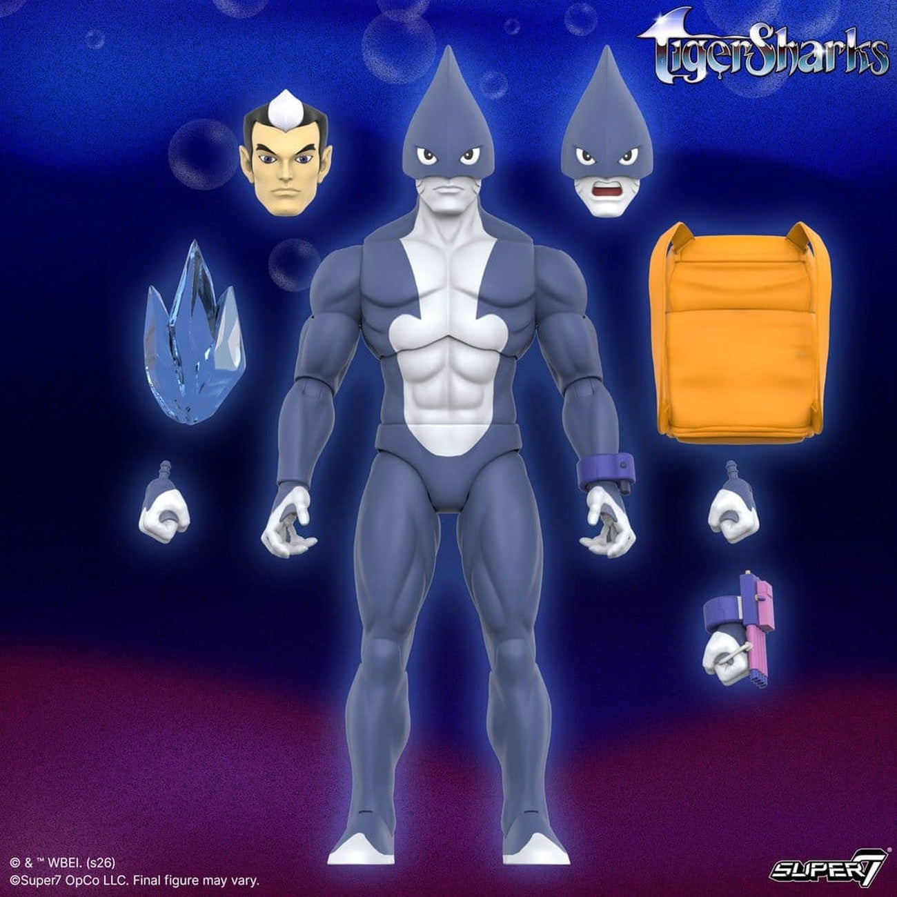 Imagen del producto TigerSharks Ultimates Wave 01 figura de acción Mako (Híbrido) 18 cm