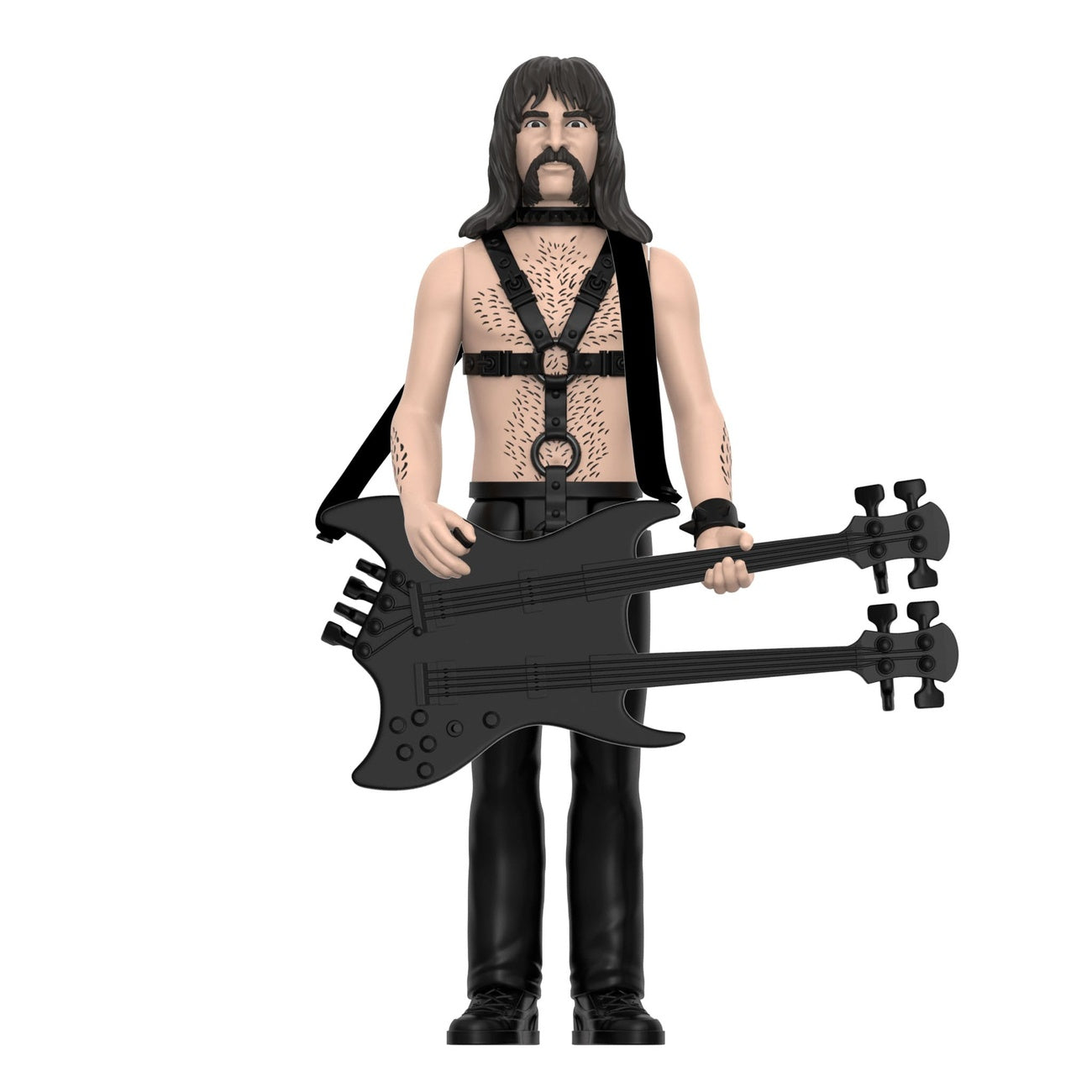 Imagen del producto Spinal Tap figura de acción ReAction Wave 02 Derek Smalls (None More Black) 10 cm