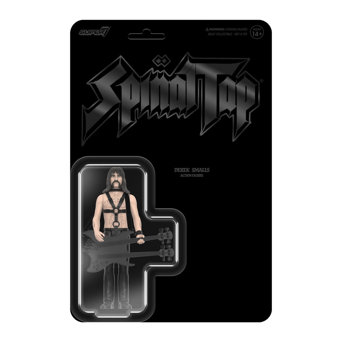 Imagen del producto Spinal Tap figura de acción ReAction Wave 02 Derek Smalls (None More Black) 10 cm
