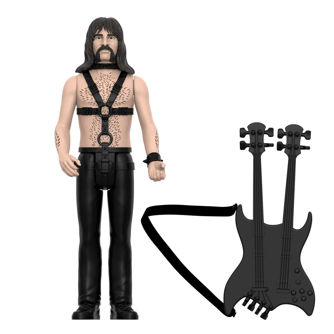 Imagen del producto Spinal Tap figura de acción ReAction Wave 02 Derek Smalls (None More Black) 10 cm