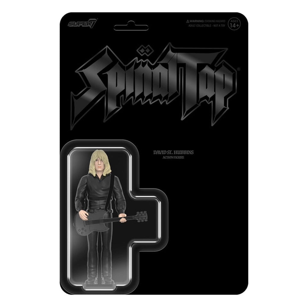 Imagen del producto Spinal Tap ReAction figura de acción Wave 02 David St. Hubbins (None More Black) 10 cm
