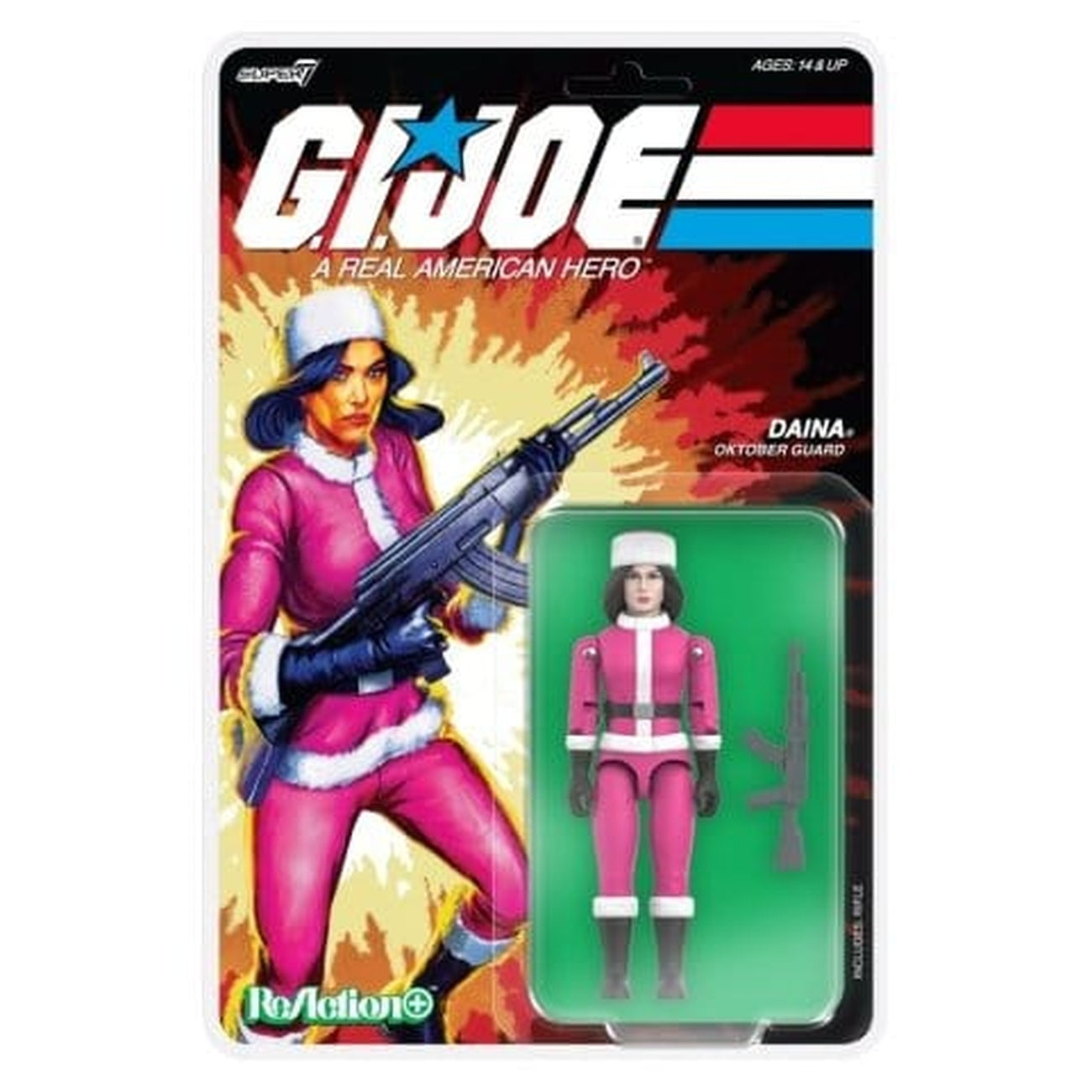 Imagen del producto GI Joe ReAction+ figura de acción Wave 07 Daina (Dibujos animados) 10 cm