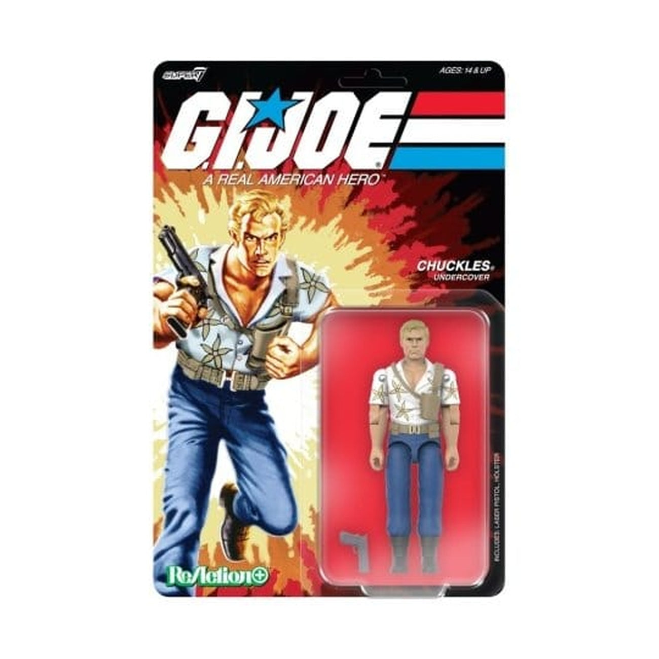 Imagen del producto GI Joe ReAction+ Figura de acción Wave 07 Chuckles (Película) 10 cm