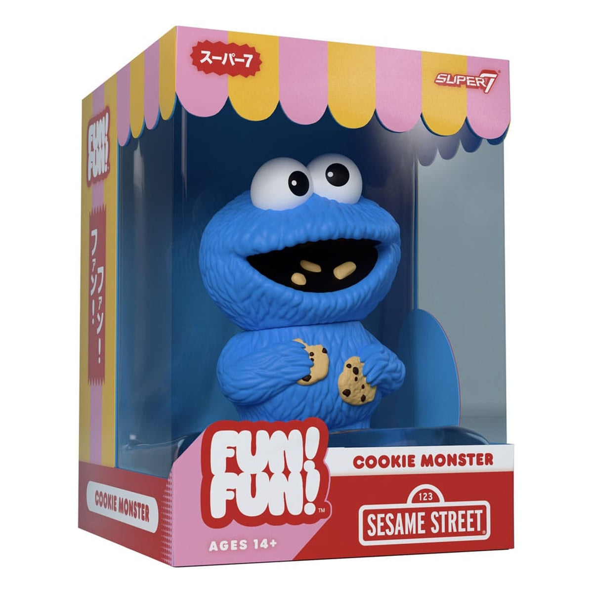 Imagen del producto Barrio Sésamo FUN! FUN! figura de vinilo blando Wave 02 Comegalletas 13 cm