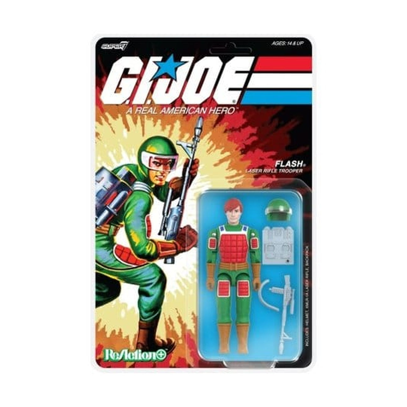 Imagen del producto Figura de acción GI Joe ReAction+ Wave 07 Flash (Cómic) 10 cm