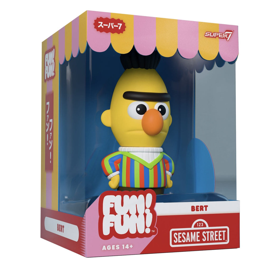Imagen del producto Barrio Sésamo FUN! FUN! figura de vinilo blando Wave 02 Bert 13 cm