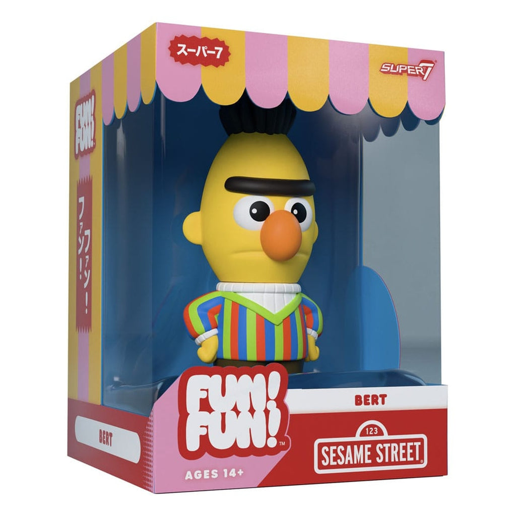 Imagen del producto Barrio Sésamo FUN! FUN! figura de vinilo blando Wave 02 Bert 13 cm