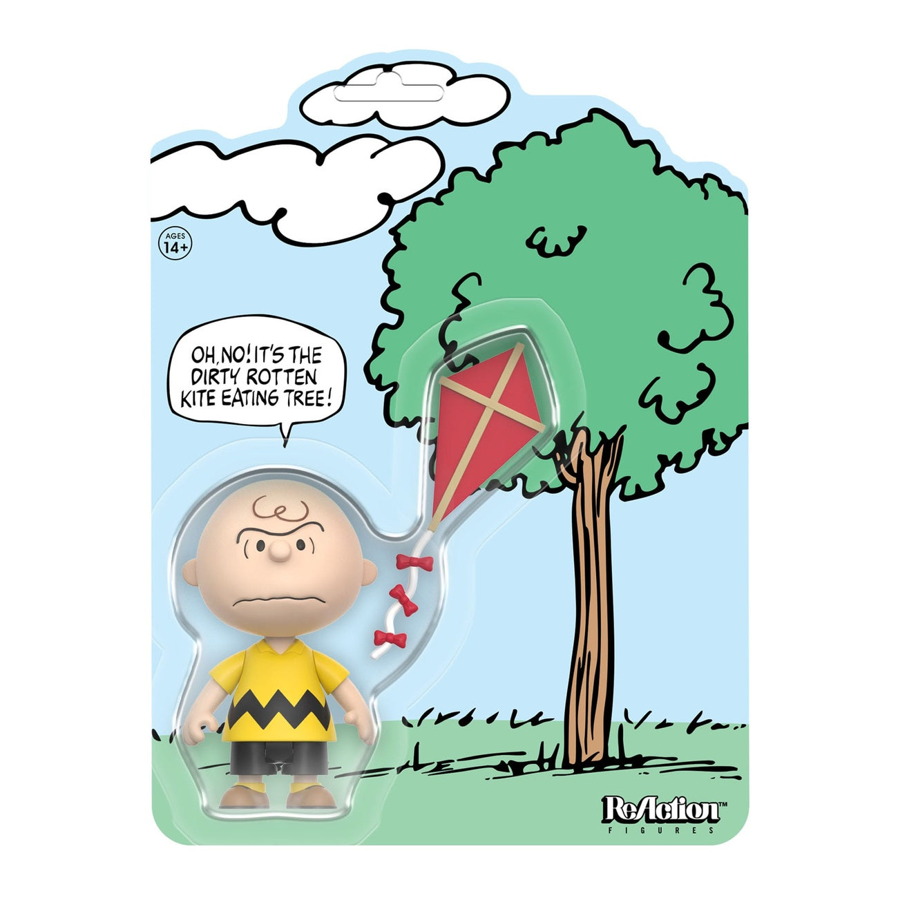 Imagen del producto Peanuts figura de acción ReAction Charlie Brown and the Kite-Eating Tree (Comic Panel) 9 cm