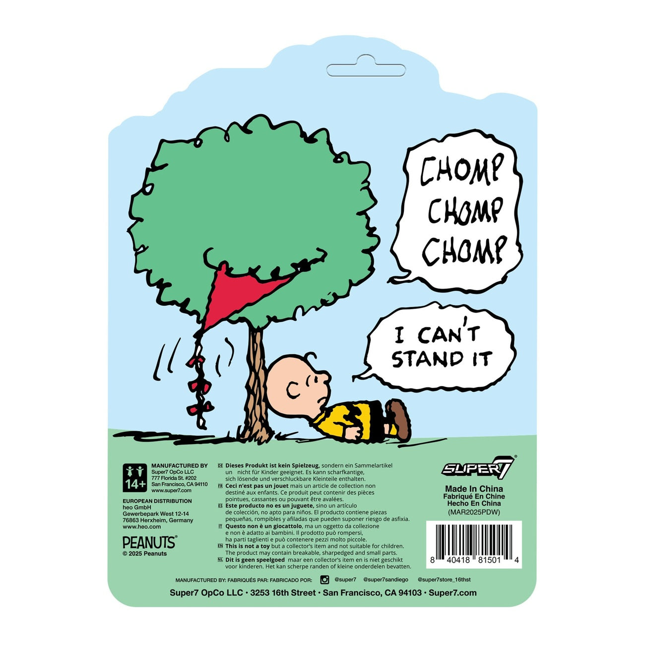 Imagen del producto Peanuts figura de acción ReAction Charlie Brown and the Kite-Eating Tree (Comic Panel) 9 cm