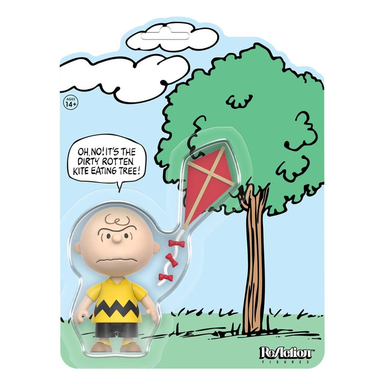 Imagen del producto Peanuts figura de acción ReAction Charlie Brown and the Kite-Eating Tree (Comic Panel) 9 cm