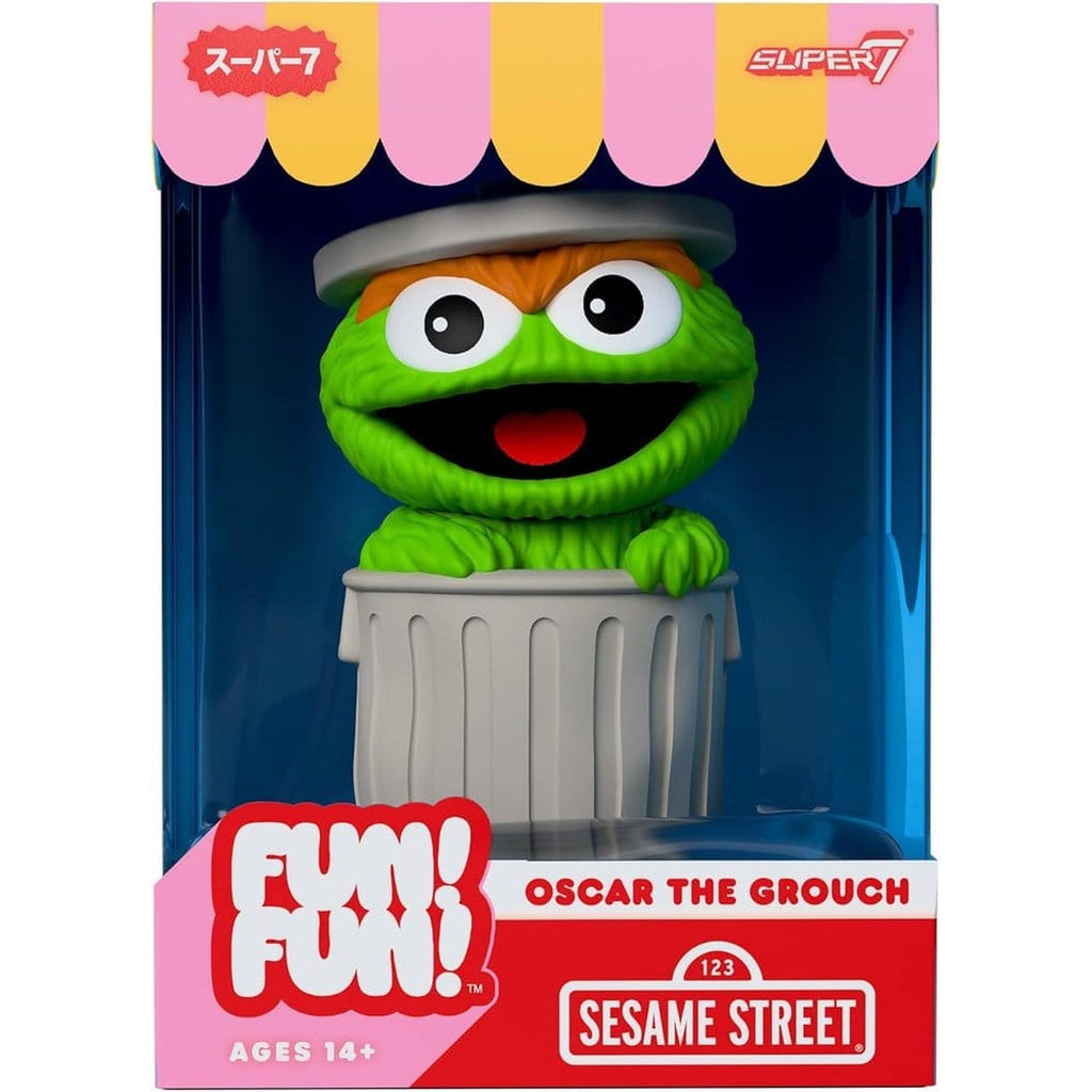 Imagen del producto Barrio Sésamo Fun! Fun! Mini figura Wave 01 - Óscar el Gruñón 18 cm