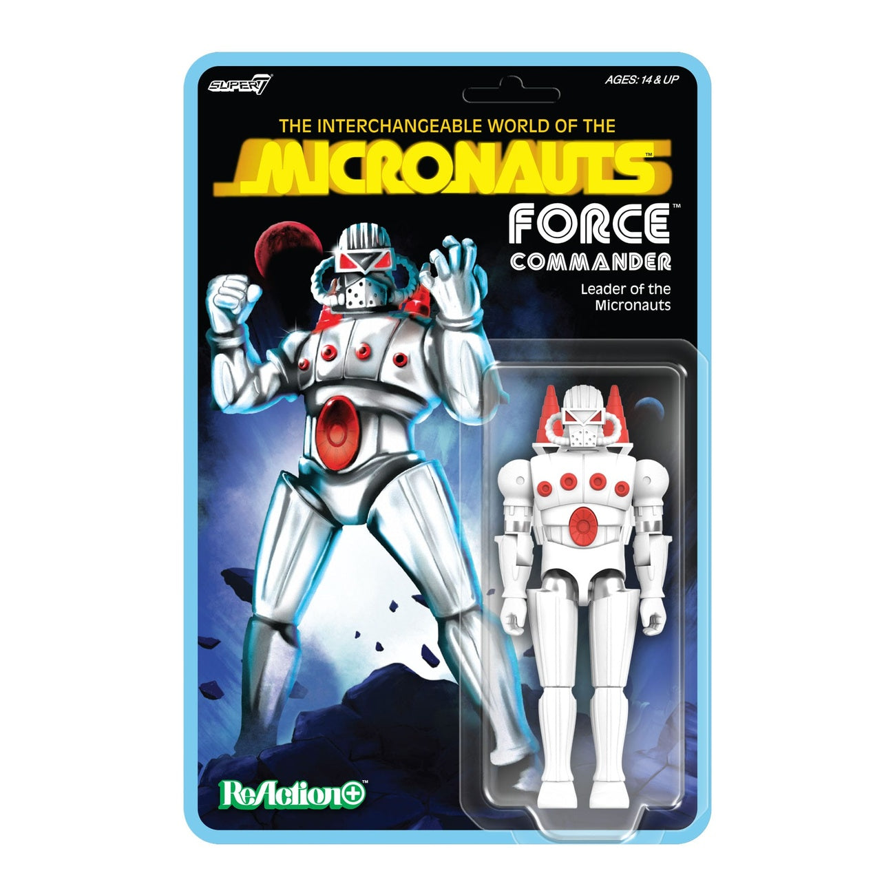 Imagen del producto Micronauts figura de acción ReAction+ Wave 02 Force Commander 9 cm