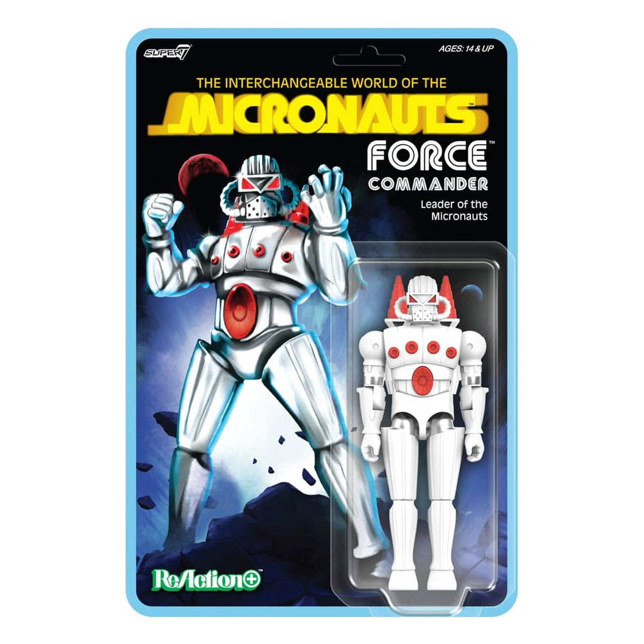 Imagen del producto Micronauts figura de acción ReAction+ Wave 02 Force Commander 9 cm