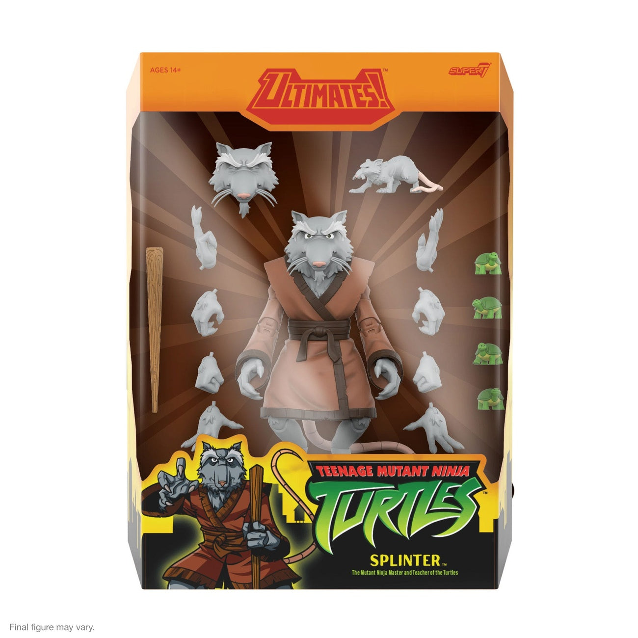 Imagen del producto Teenage Mutant Ninja Turtles Ultimates Figura de acción Wave 13 Splinter 18 cm