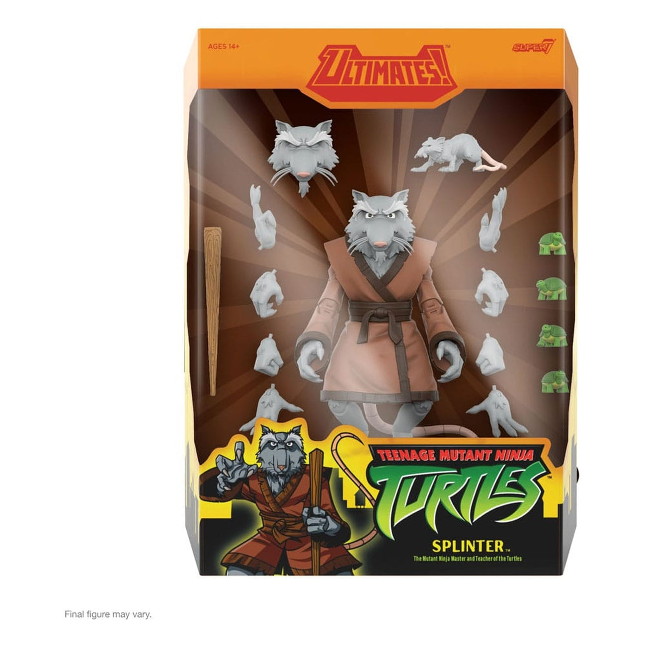 Imagen del producto Teenage Mutant Ninja Turtles Ultimates Figura de acción Wave 13 Splinter 18 cm