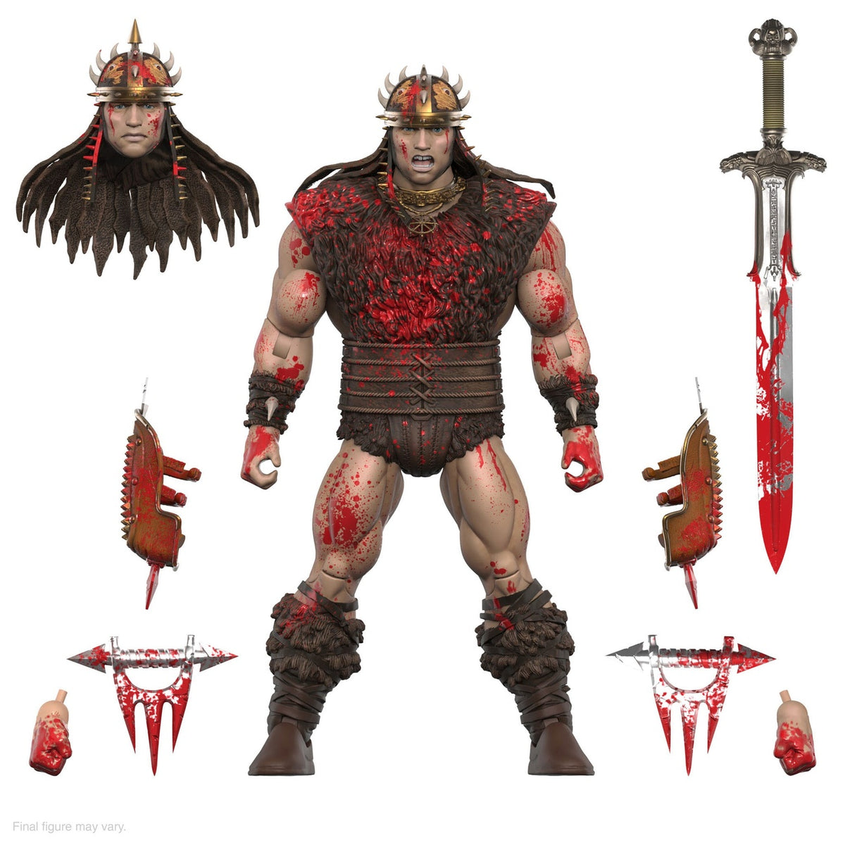 Product image Conan the Barbarian Ultimates Action Figure Conan Blood Soaked Pit Fighter 18 cm