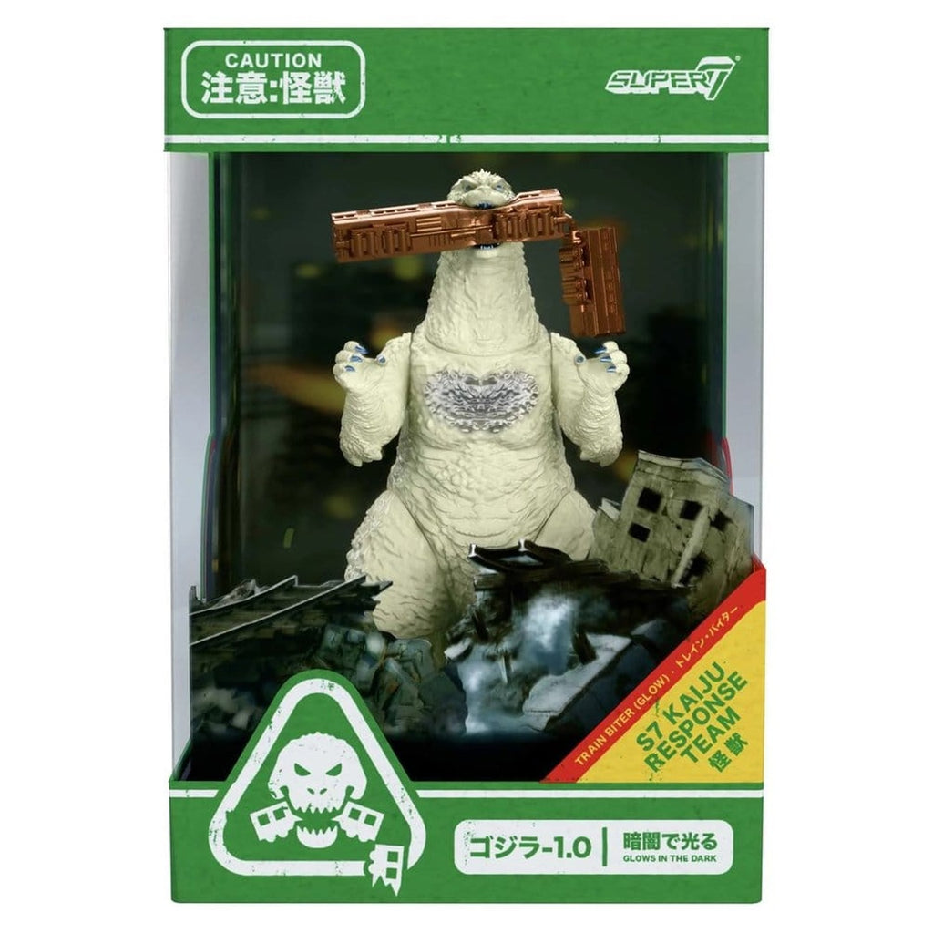 Imagen del producto Godzilla Toho figura de acción ReAction Minus One (Train Biter - Glow) 15 cm